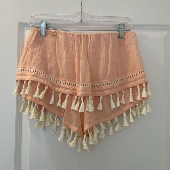 ZINGARA Coverup Shorts tassels detail size Small - Picture 5 of 6